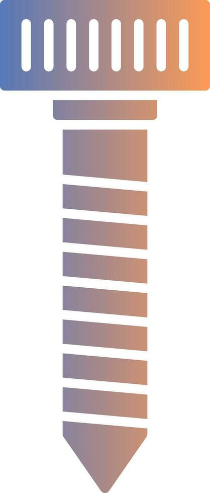 Screw Gradient Icon vector
