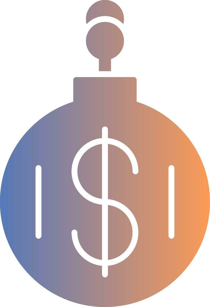 Debt Gradient Icon vector