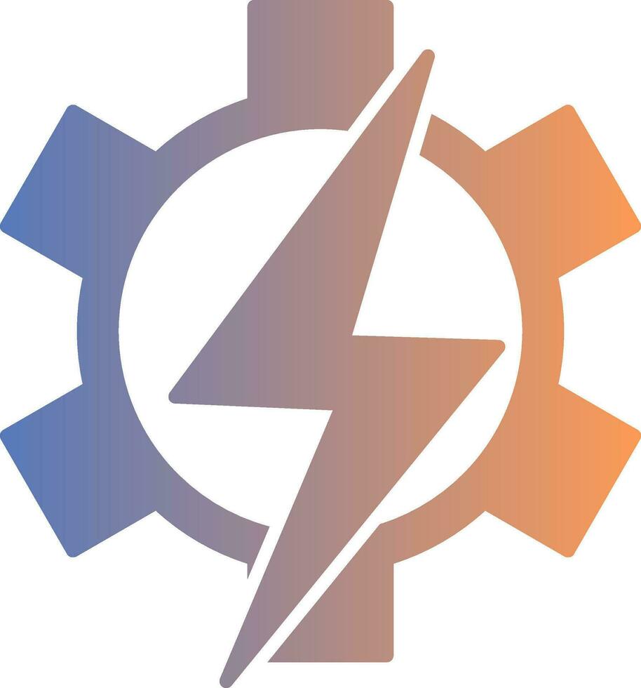 Setting Gradient Icon vector