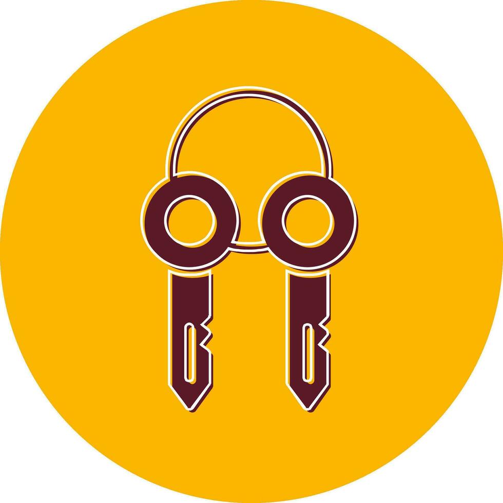Surrogate Key Vector Icon