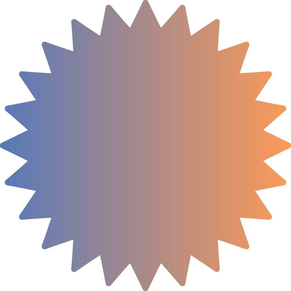 Moon Gradient Icon vector