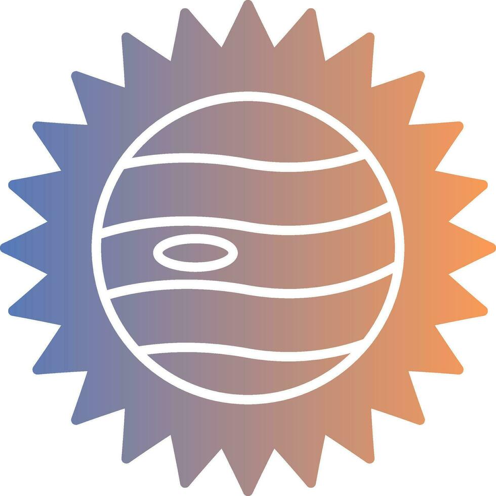Eclipse Gradient Icon vector