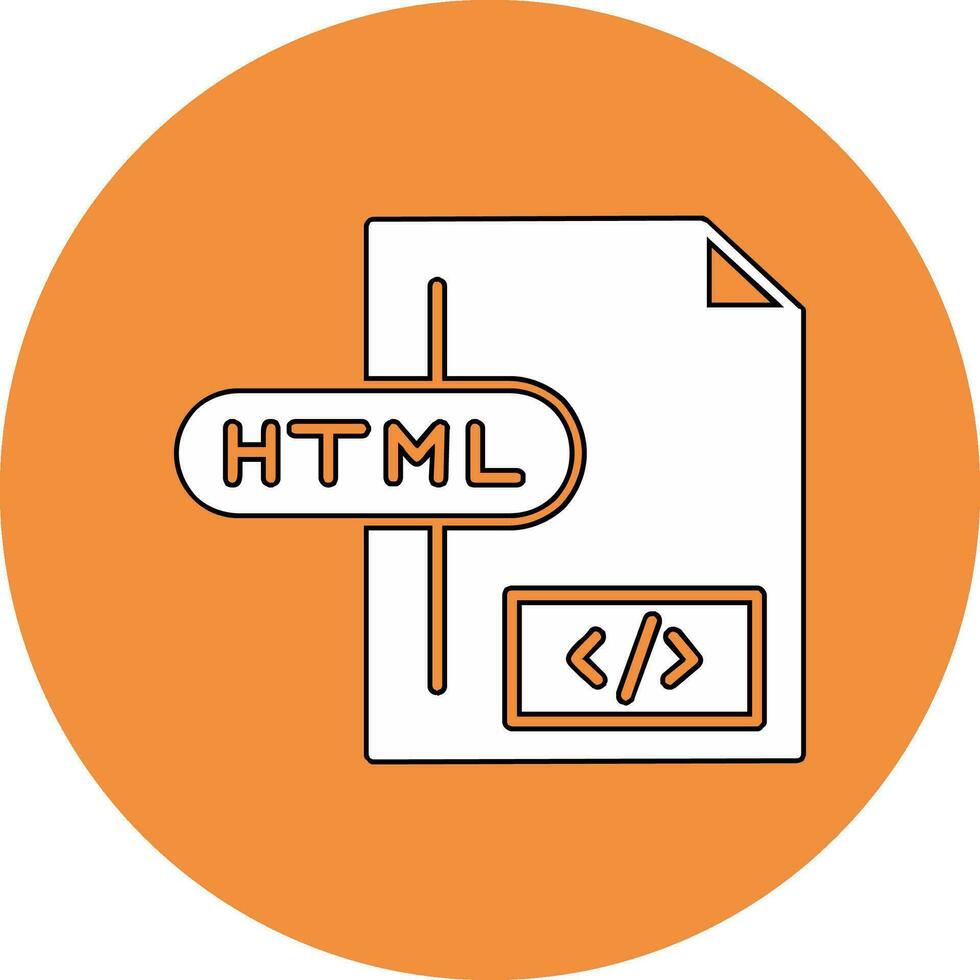Html File Vector Icon