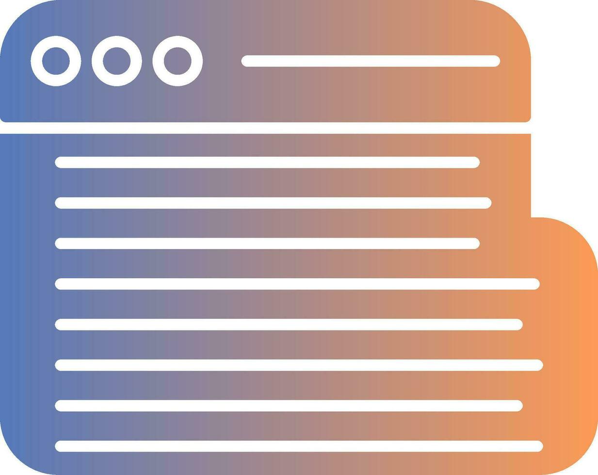 Web Gradient Icon vector