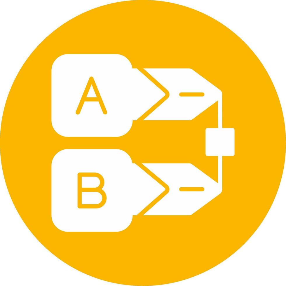 icono de vector de diagrama