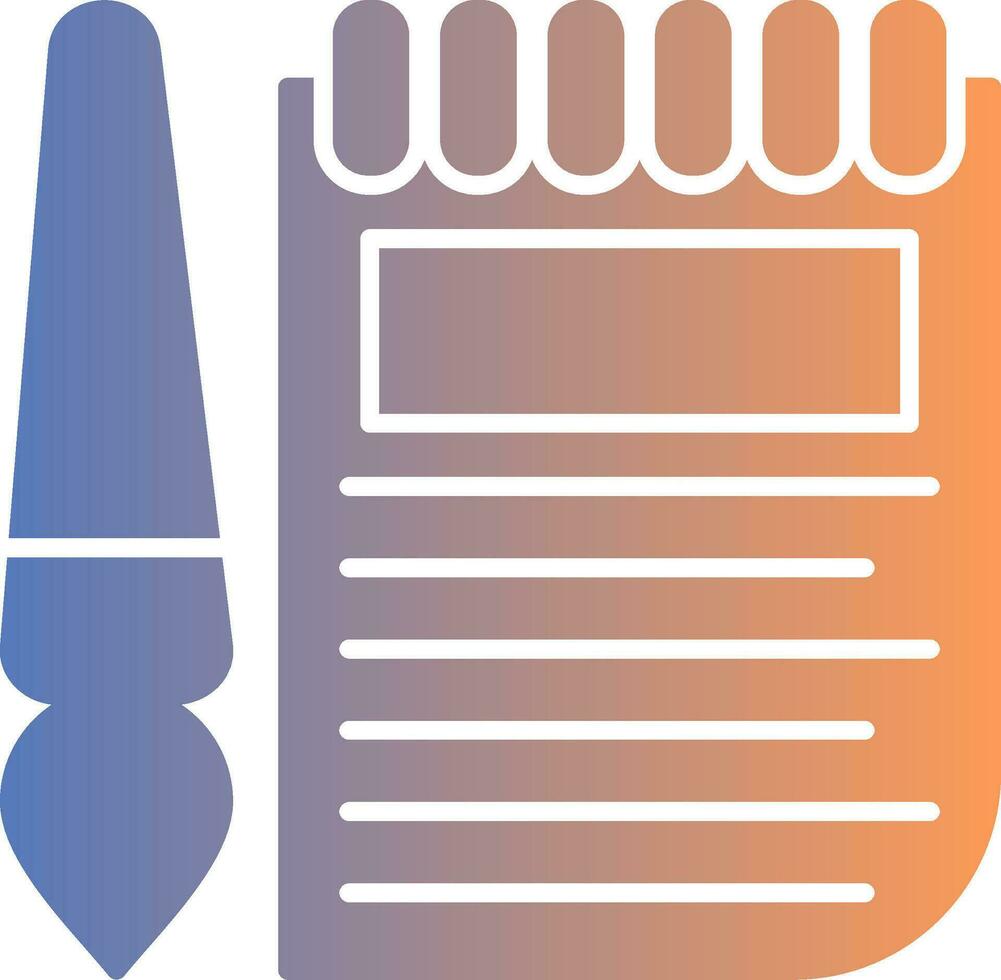 Sketchbook Gradient Icon 36965085 Vector Art at Vecteezy