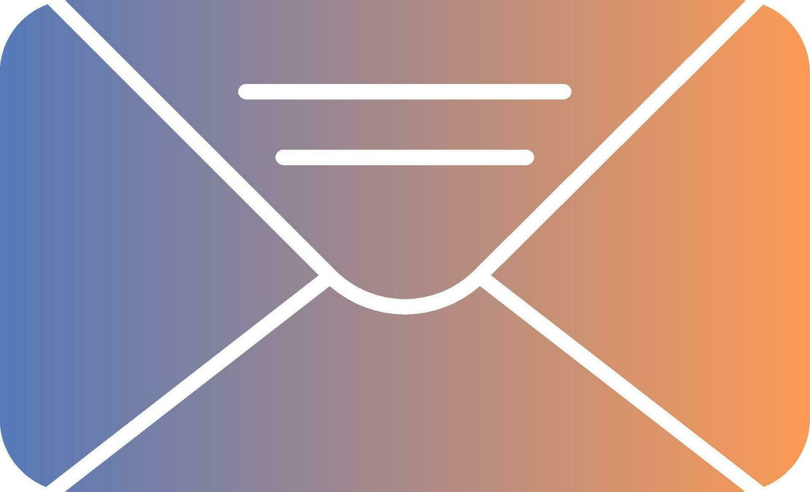 Mail Gradient Icon vector