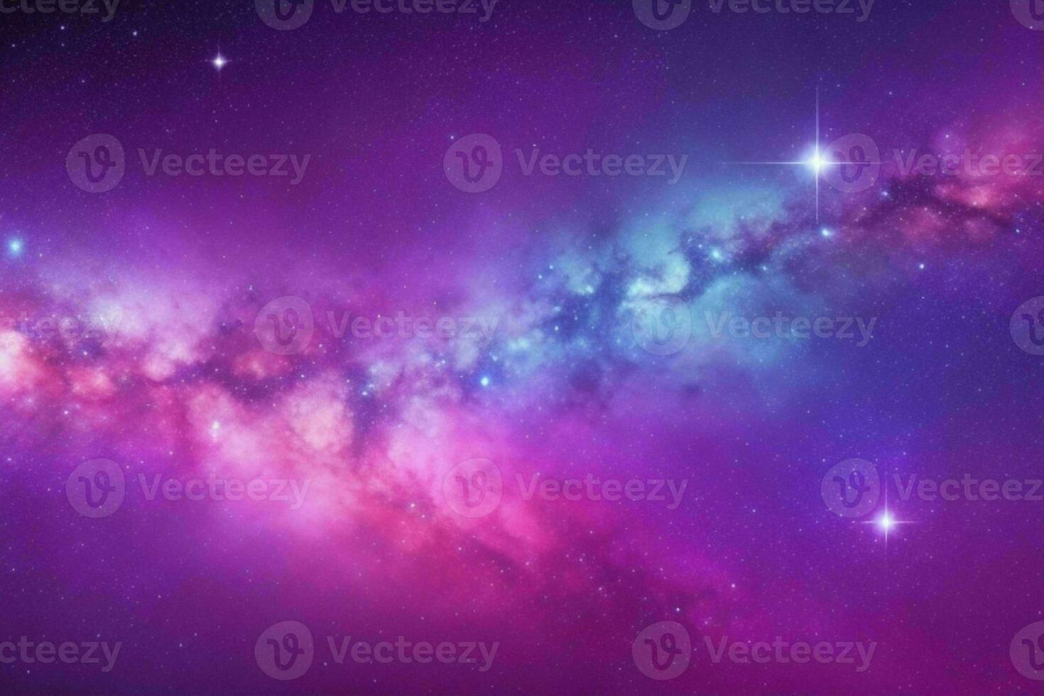 AI generated solar place galaxy, nebula, and stars flat lay background. Pro Photo