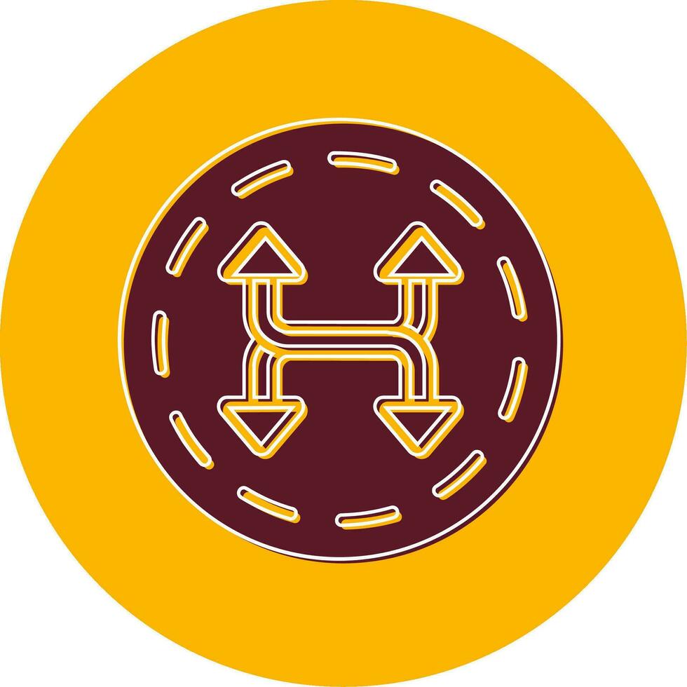 Shuffle Vector Icon