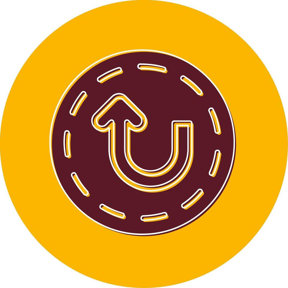 U Turn Vector Icon