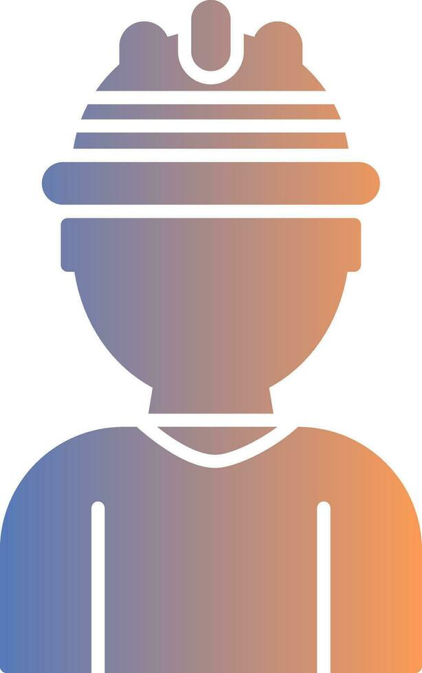Labor Gradient Icon vector