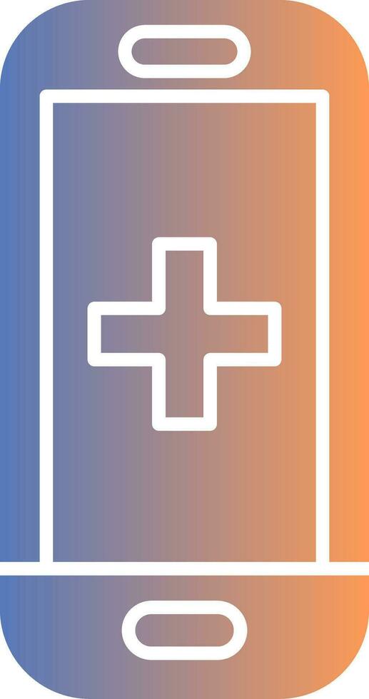 Health Gradient Icon vector