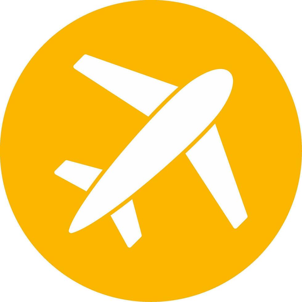 icono de vector de avión