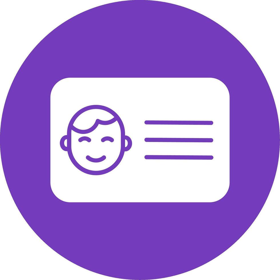 Business Card Vector Icon