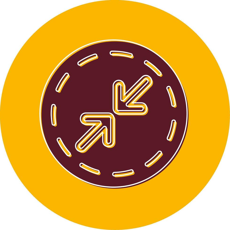 Minimize Sign Vector Icon