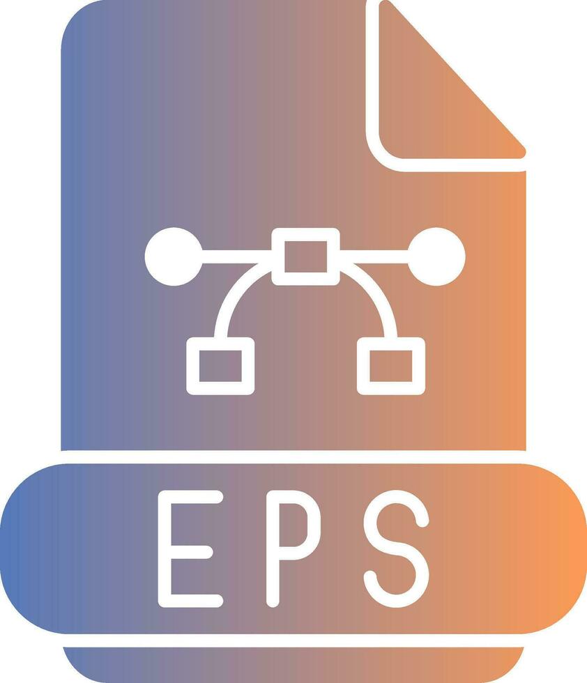 Eps Gradient Icon vector