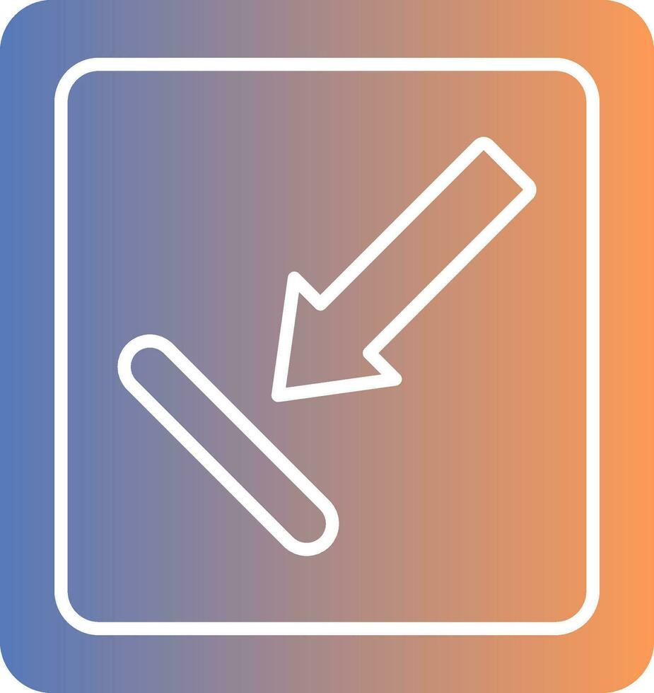 Objective Gradient Icon vector