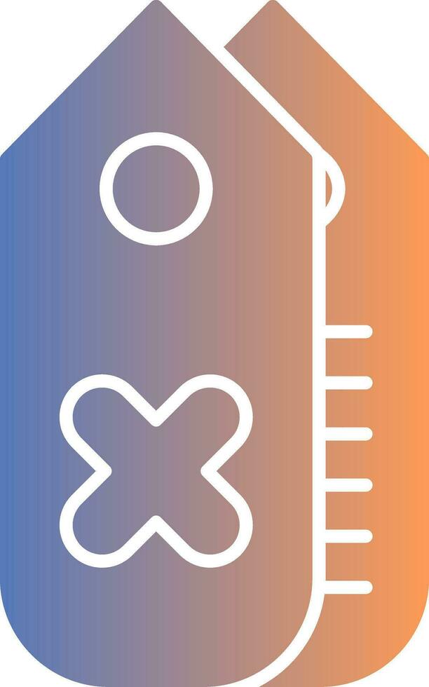 Tag Gradient Icon vector