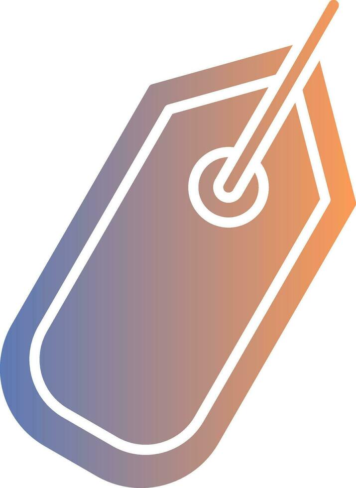 Tag Gradient Icon vector