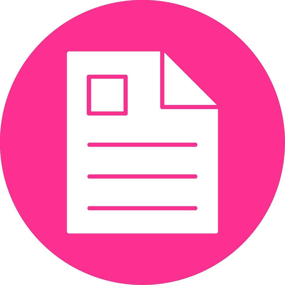 Contact Page Vector Icon