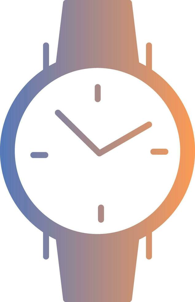 Wristwatch Gradient Icon vector