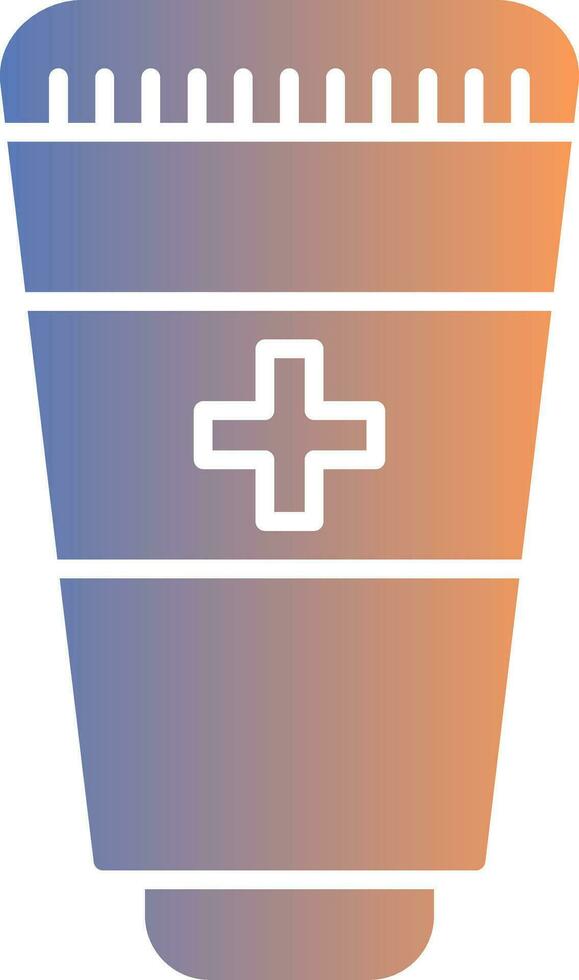 Hand Sanitizer Gradient Icon vector