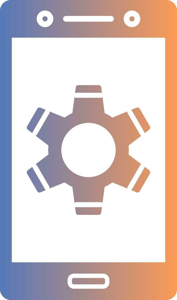 Setting Gradient Icon vector