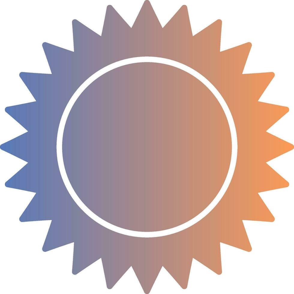 Sun Gradient Icon vector