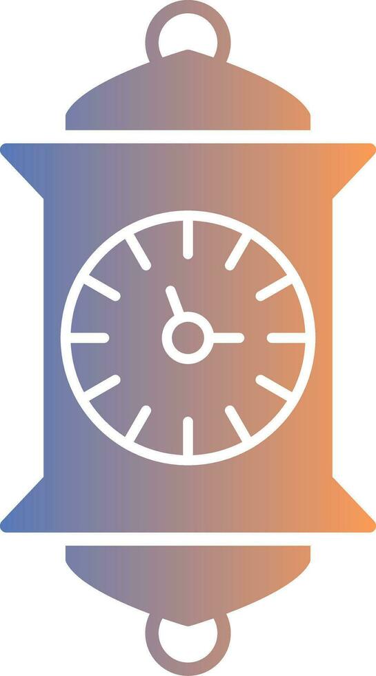 Clock Gradient Icon vector