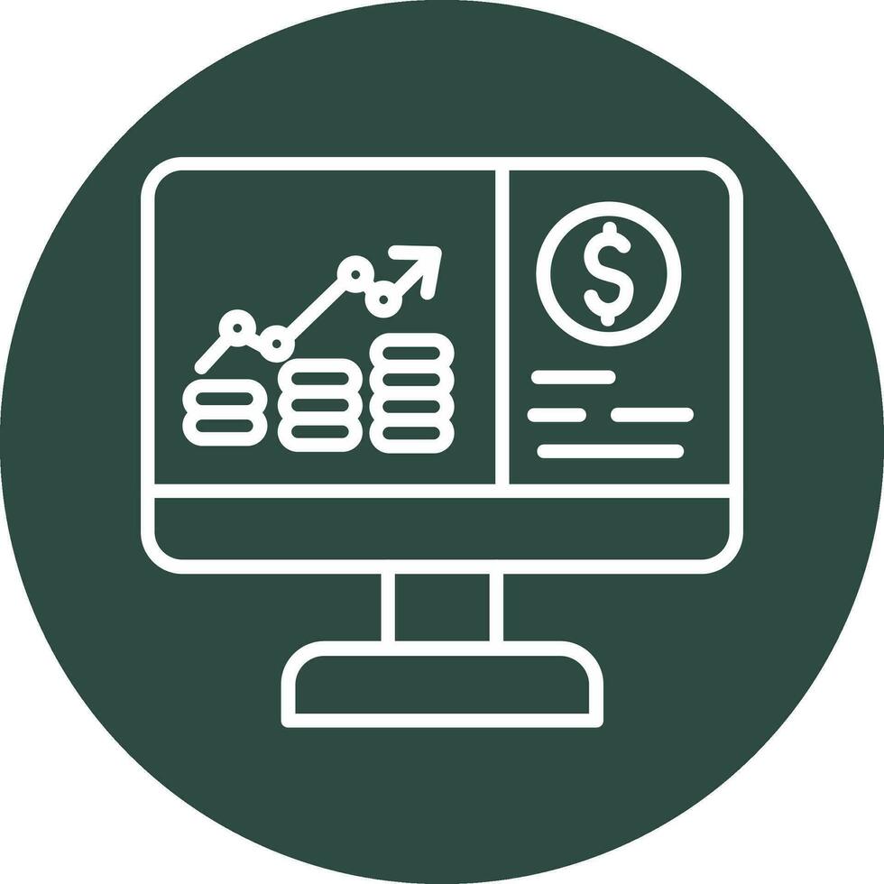 Stock Market Vector Icon