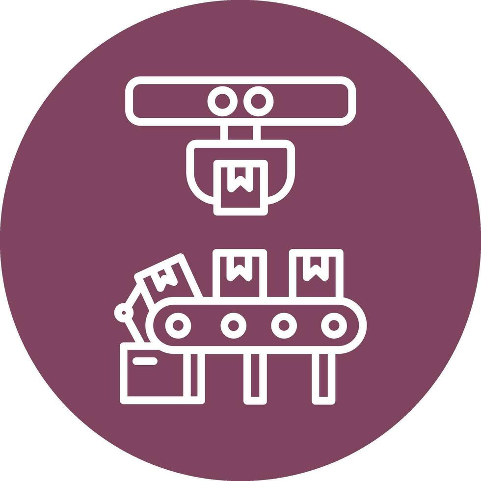 Conveyor Belt Vector Icon