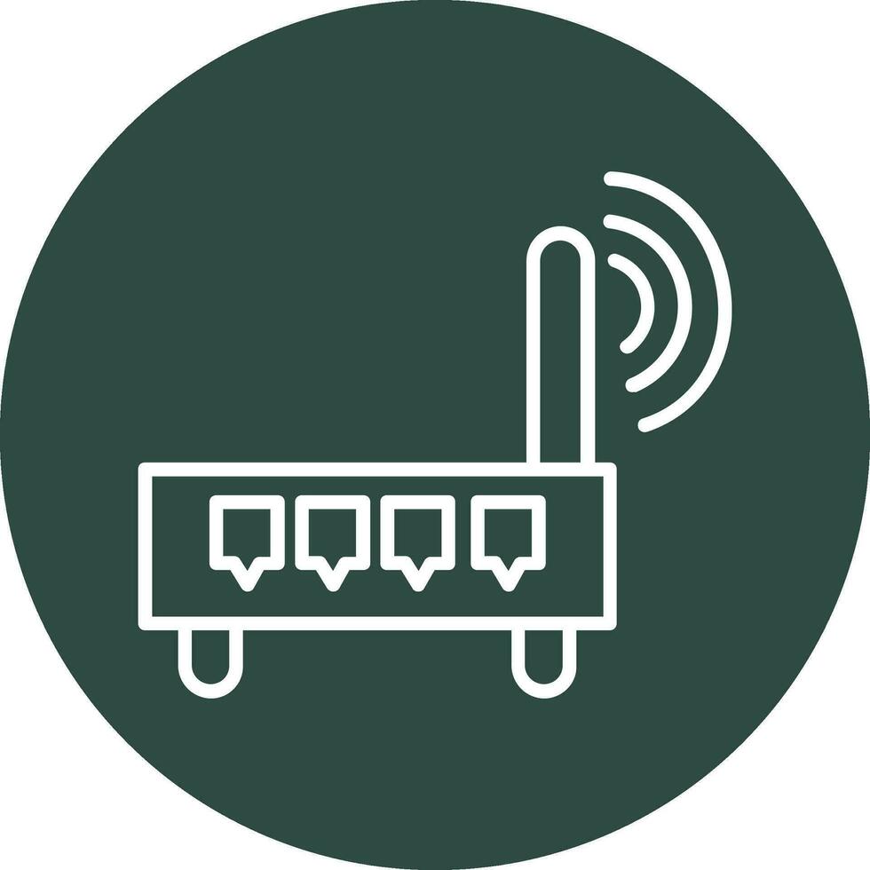 Wifi Router Vector Icon