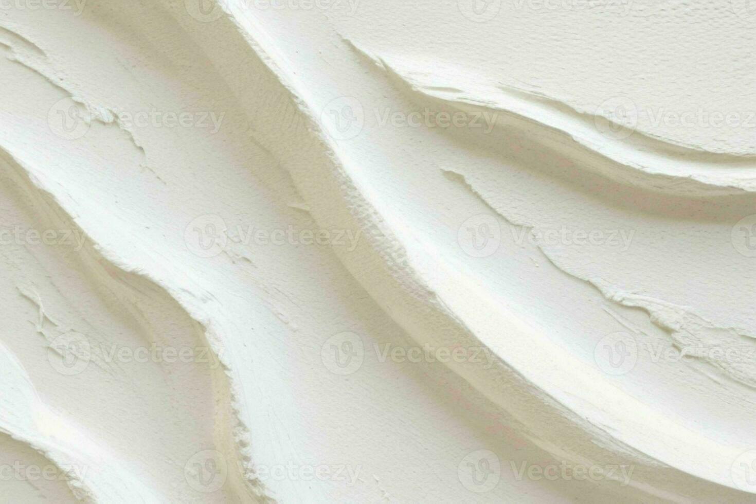 AI generated Closeup of impasto painting abstract rough of white art painting texture background. Pro Photo