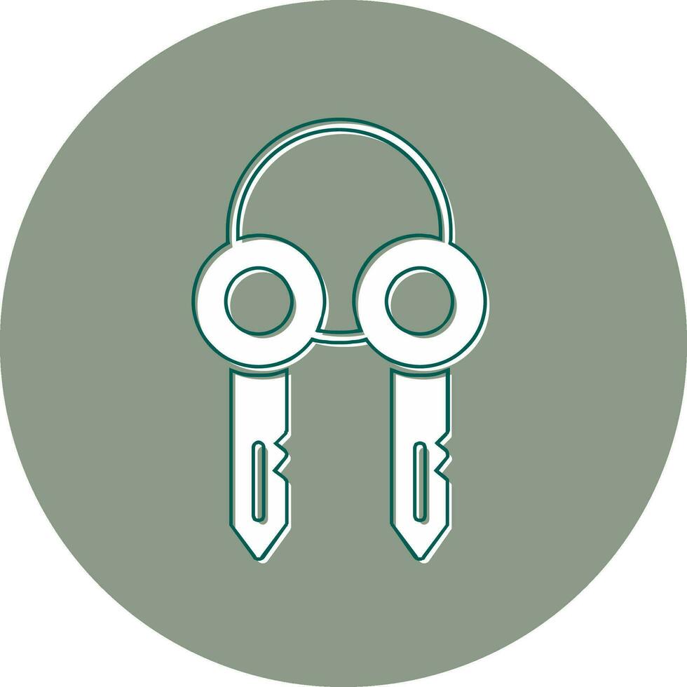 Surrogate Key Vector Icon