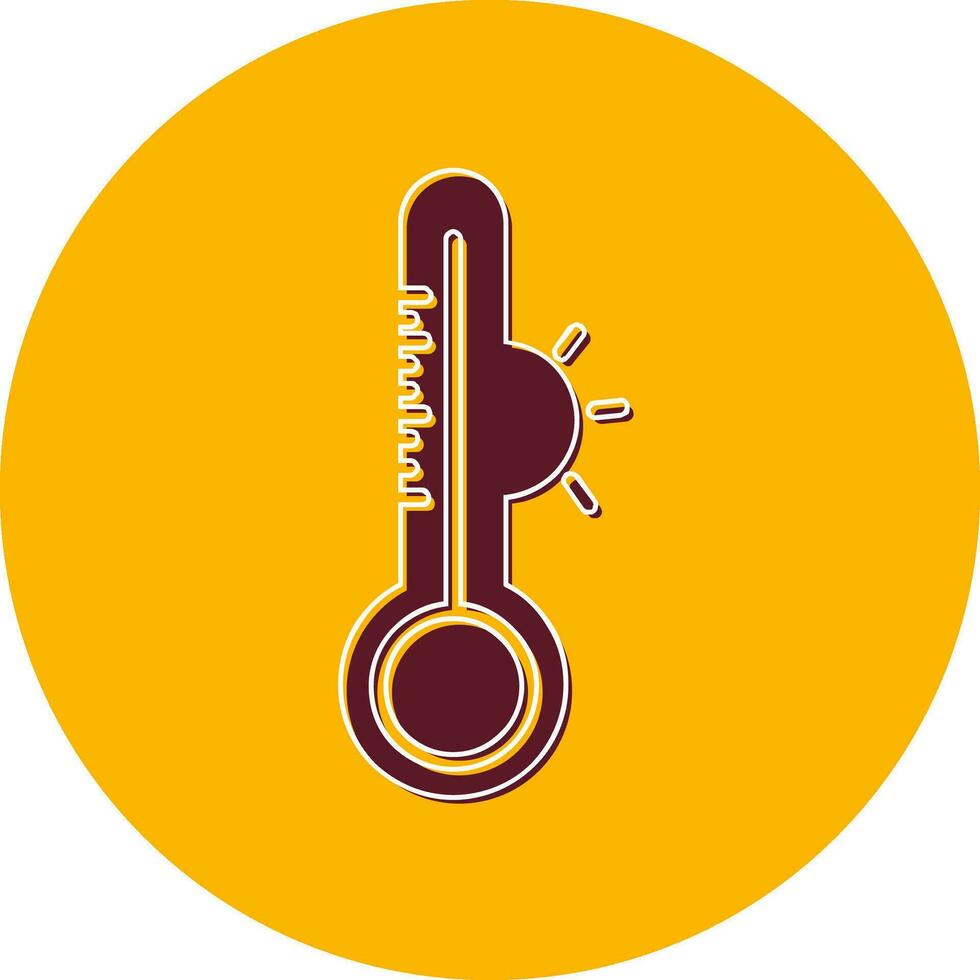 temperatura escala vector icono