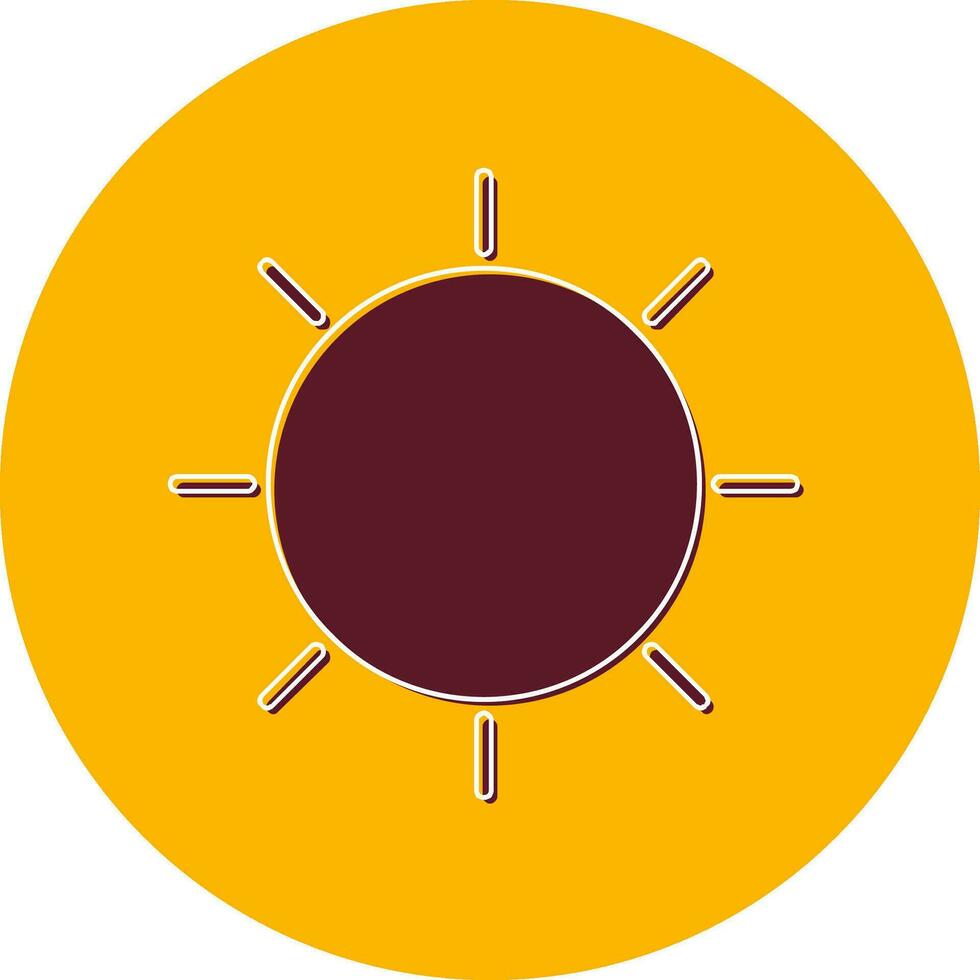 icono de vector de sol