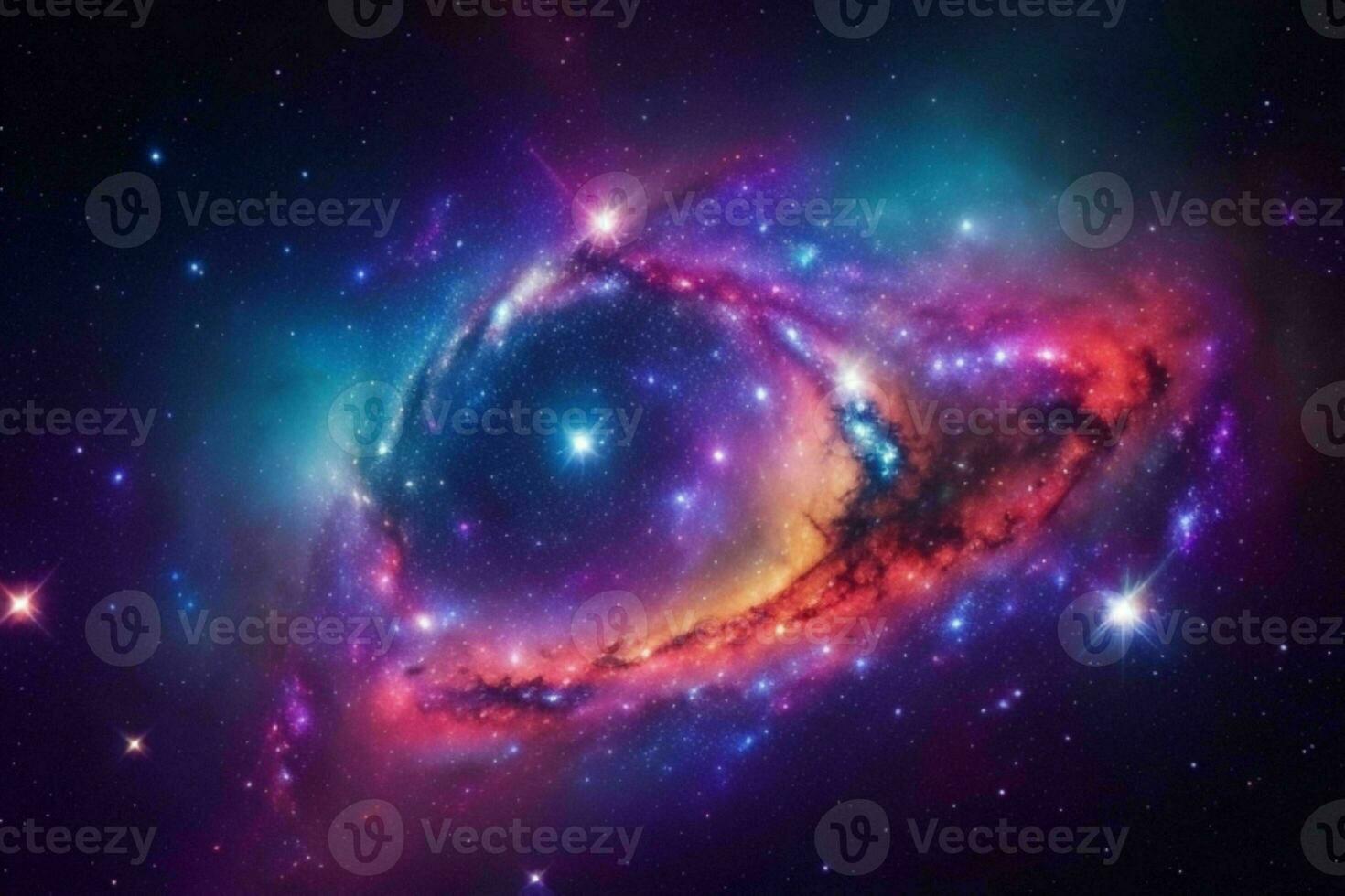 AI generated Universe with stars and galaxies background. Pro Photo