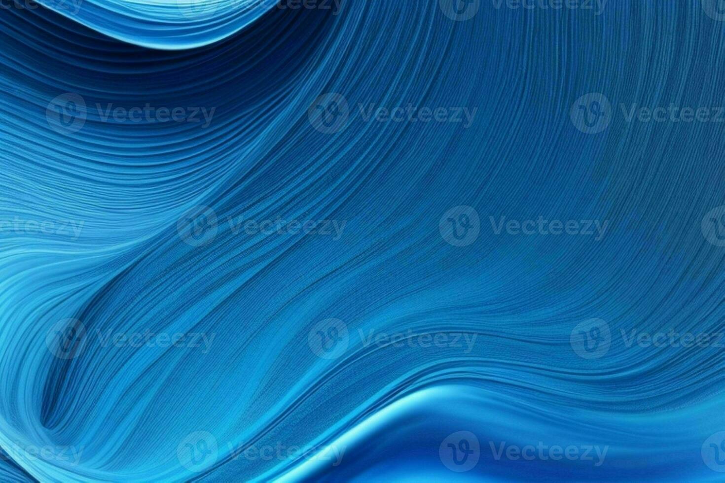 AI generated Blue waves abstract background texture with copy space. Pro Photo
