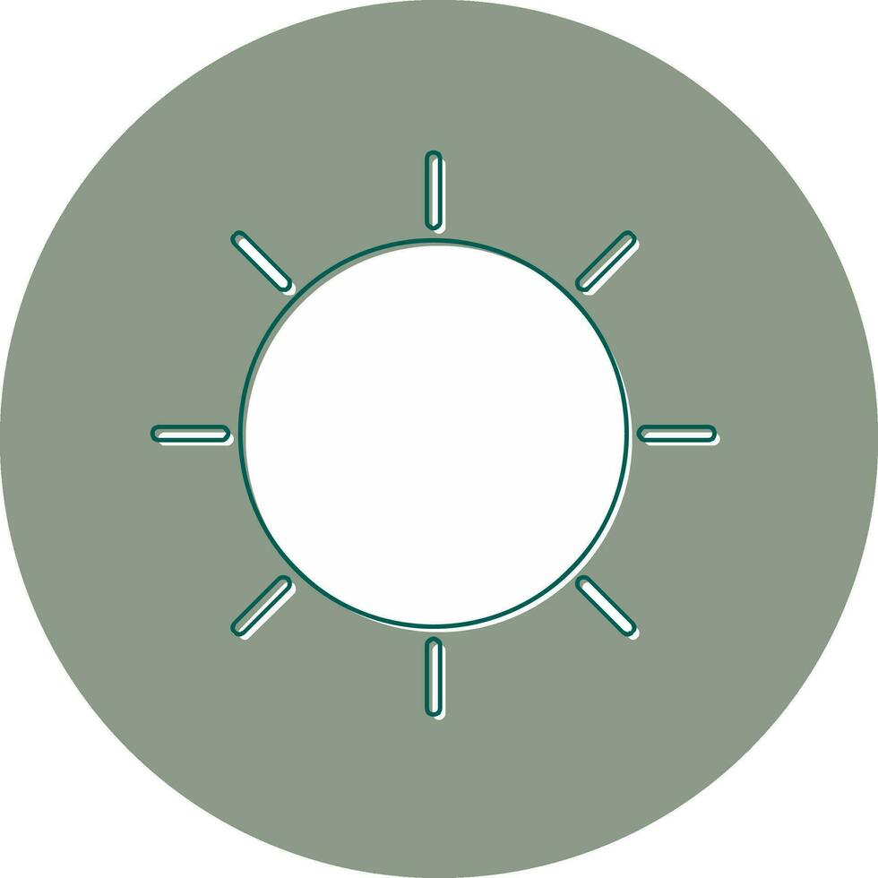 icono de vector de sol