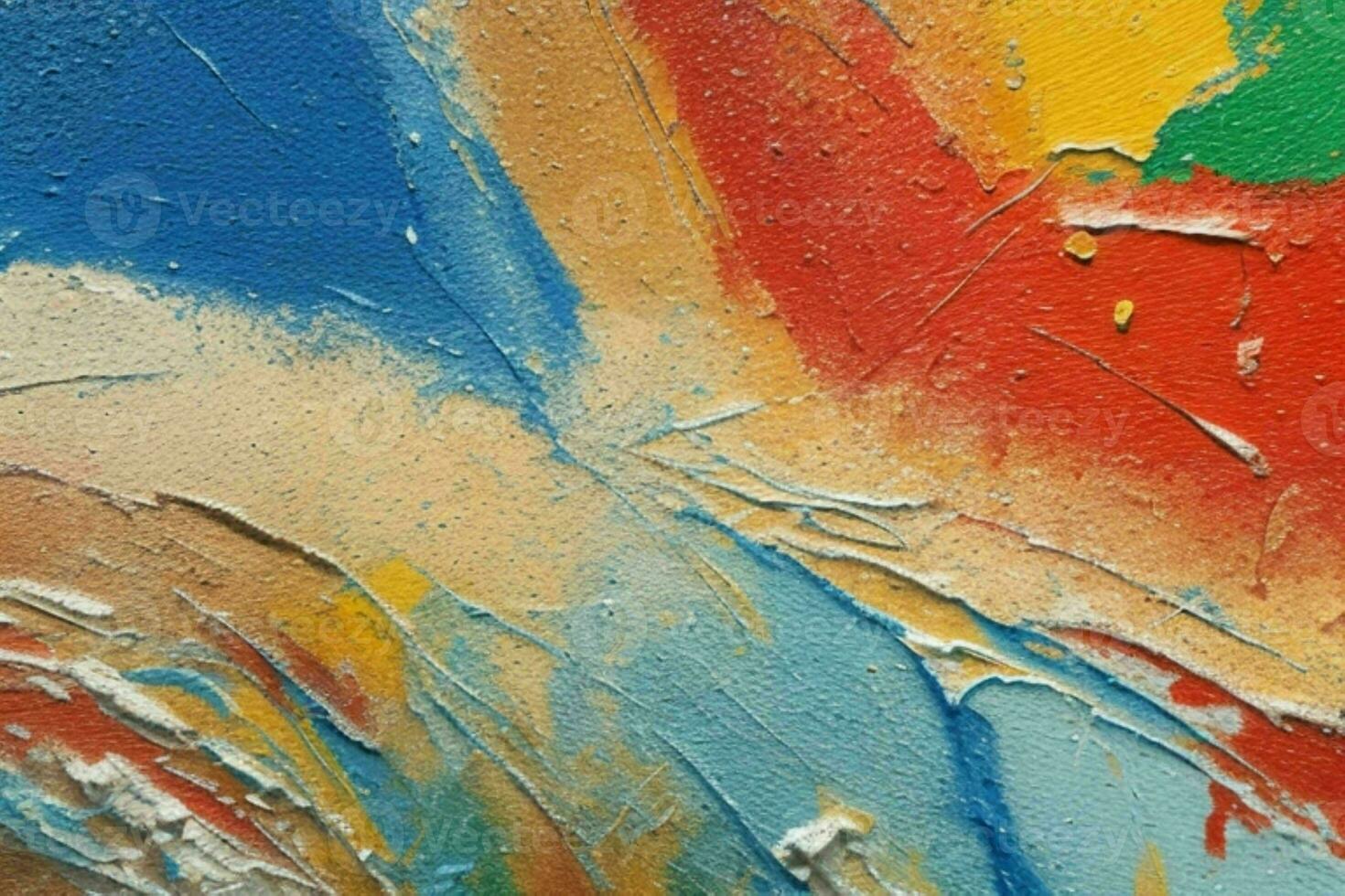 AI generated Closeup of impasto painting abstract rough of a gradient color art painting texture background. Pro Photo