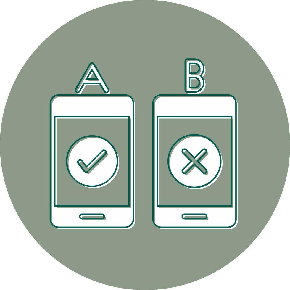Ab Testing Vector Icon