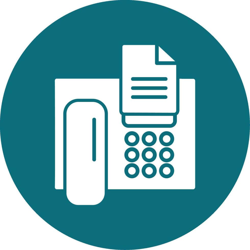 Fax Vector Icon