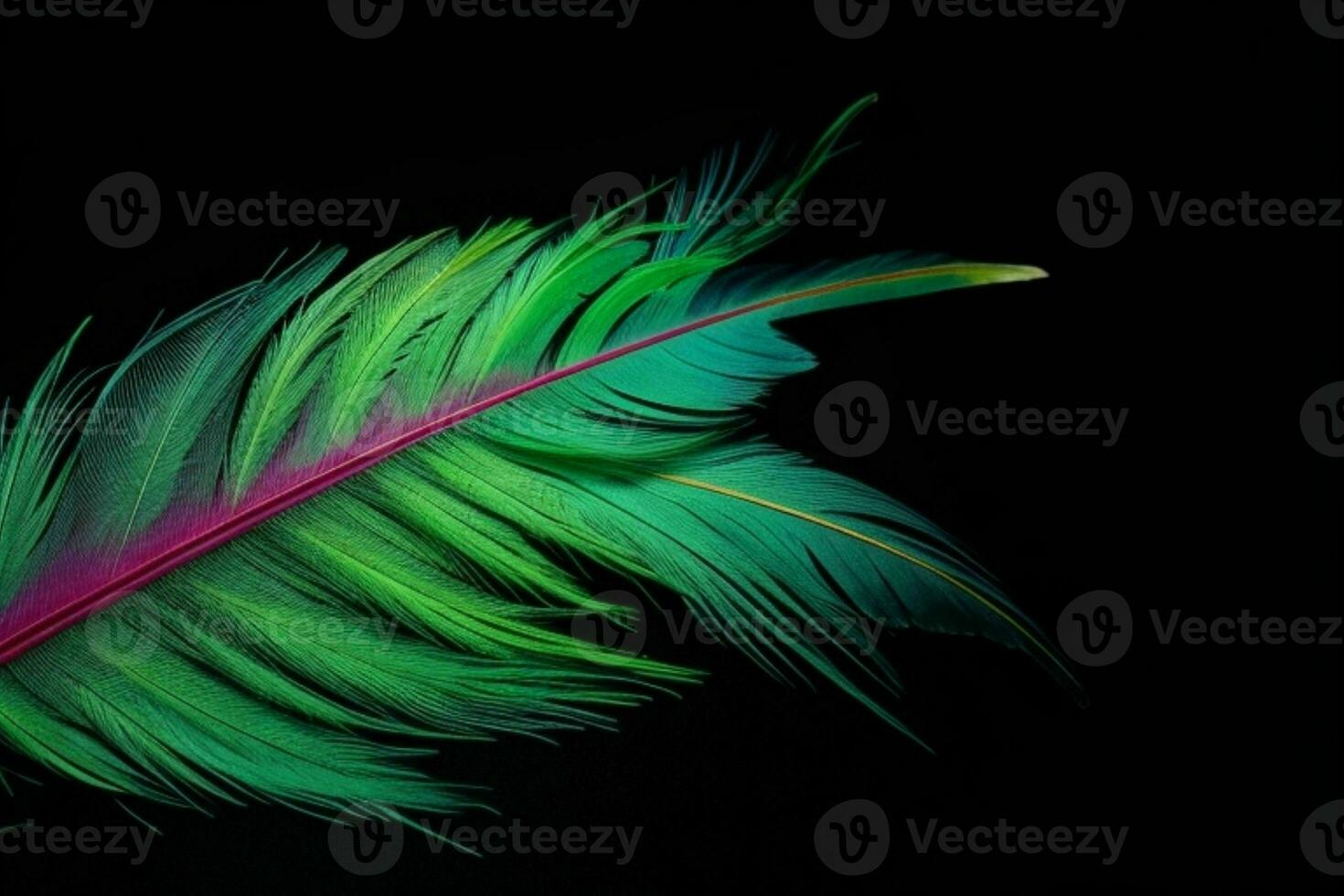 AI generated Feather texture wallpaper background with copy space for text. Pro Photo