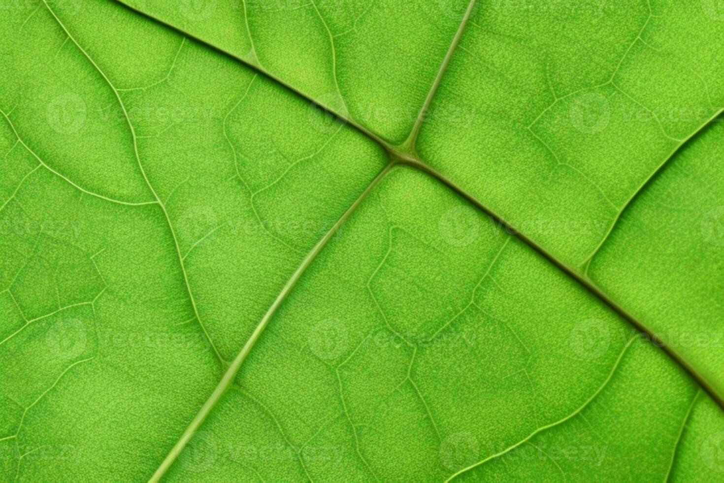 AI generated close up detail of leaf texture wallpaper background. Pro Photo