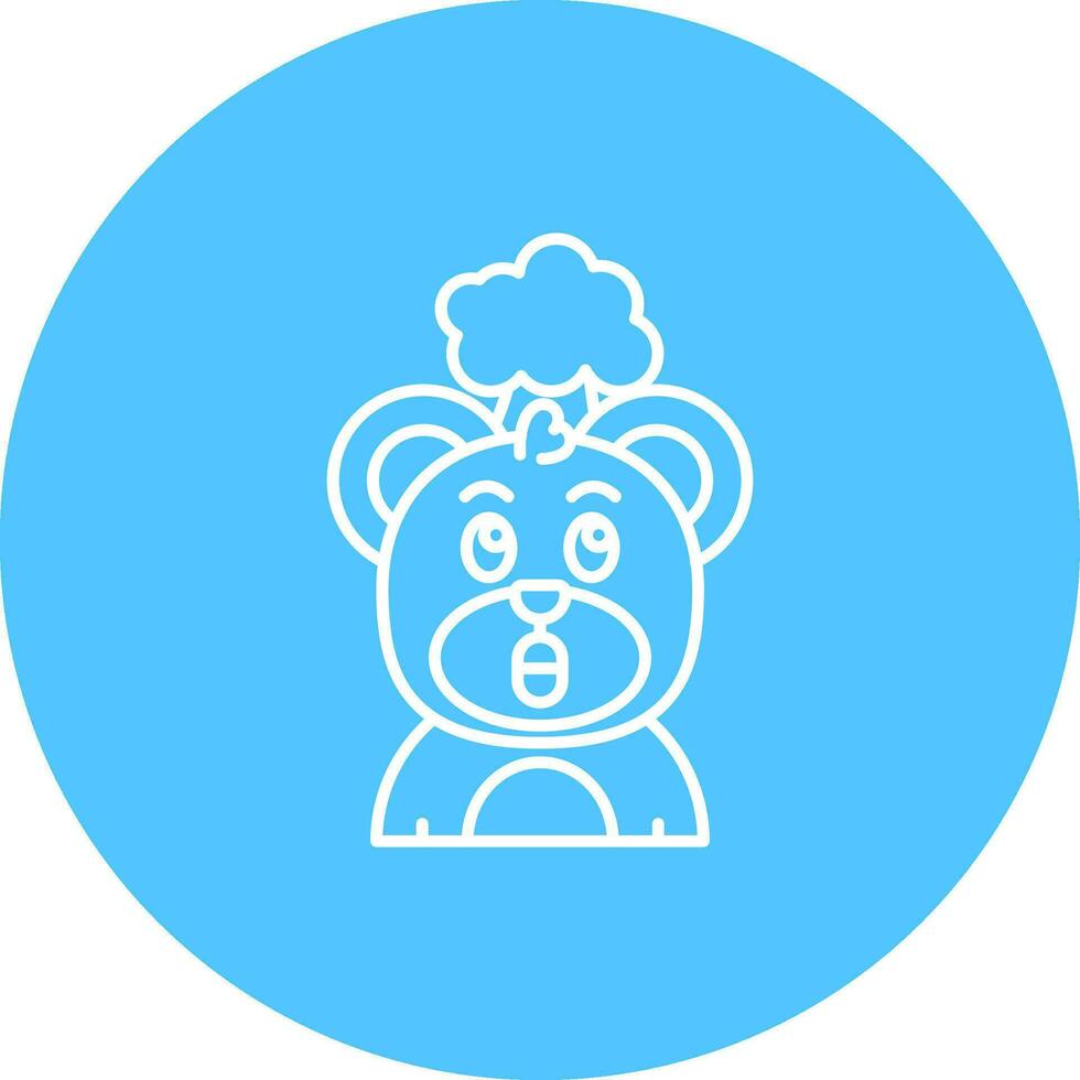 Exploding Line color circle Icon vector
