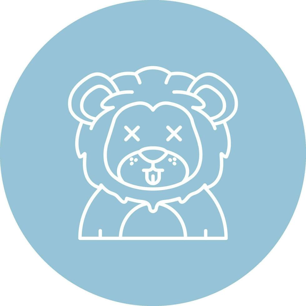 Dead Line color circle Icon vector