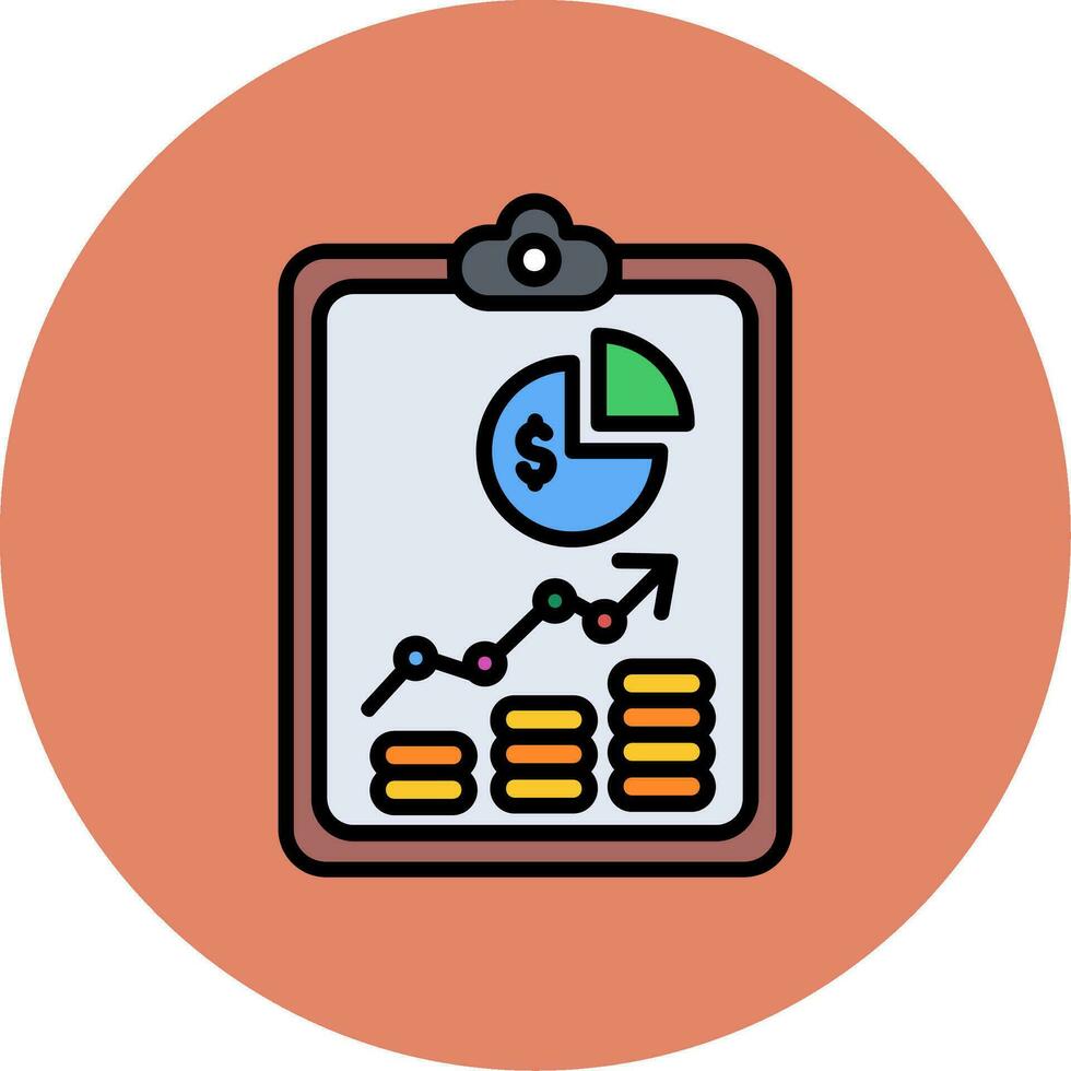 Business Report Vector Icon