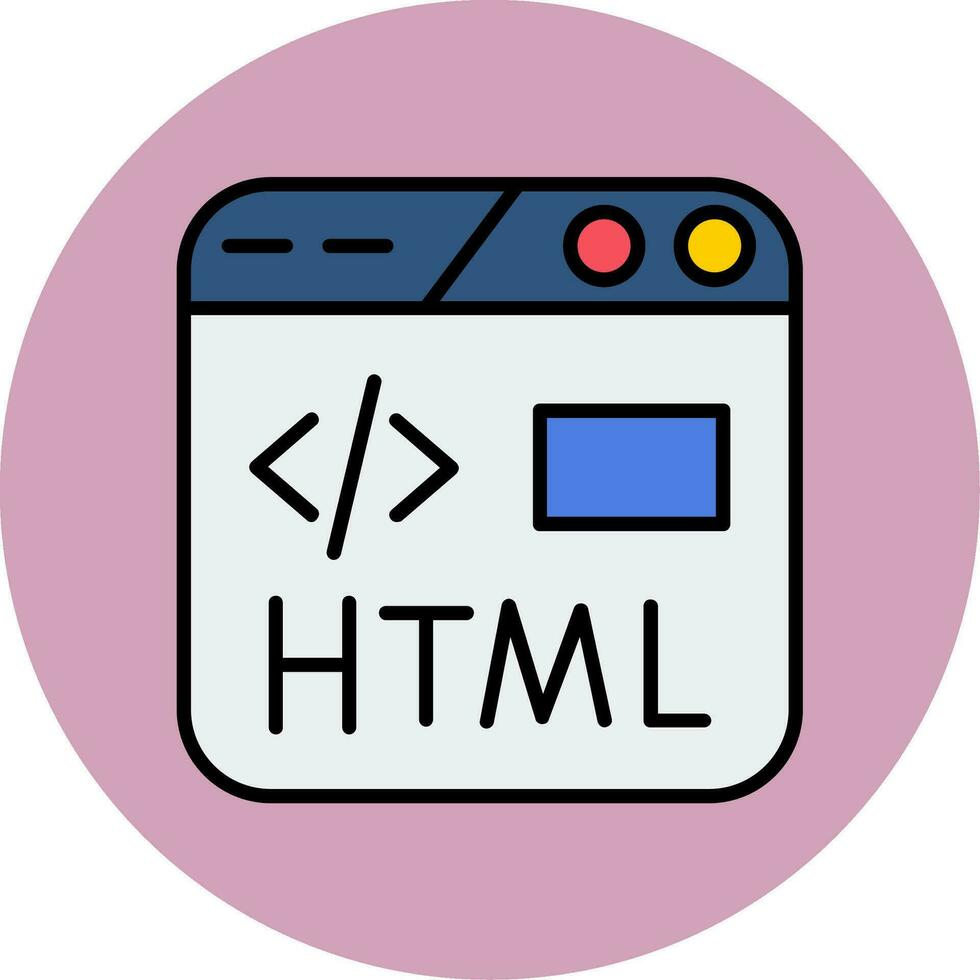Html Vector Icon