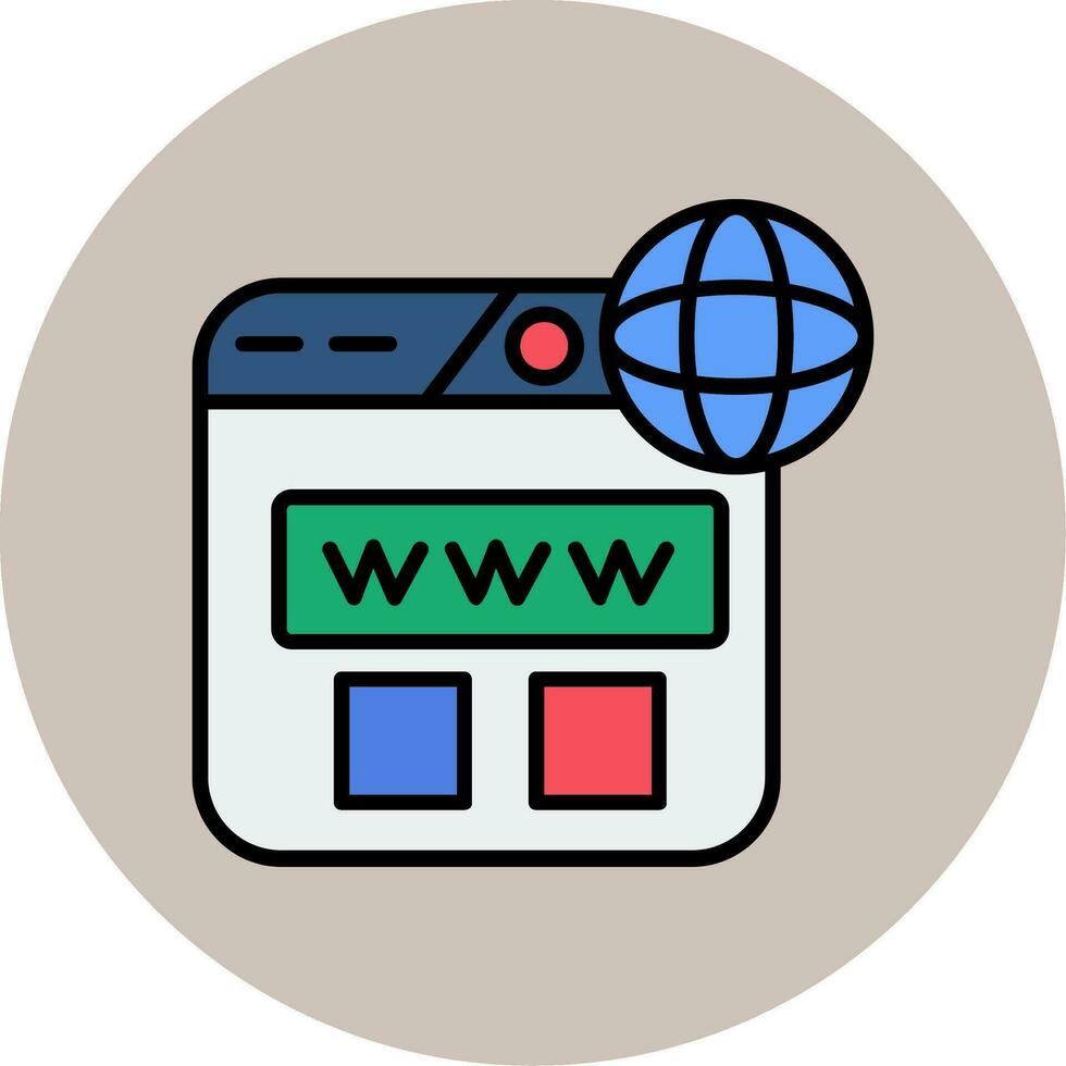 Domain Vector Icon