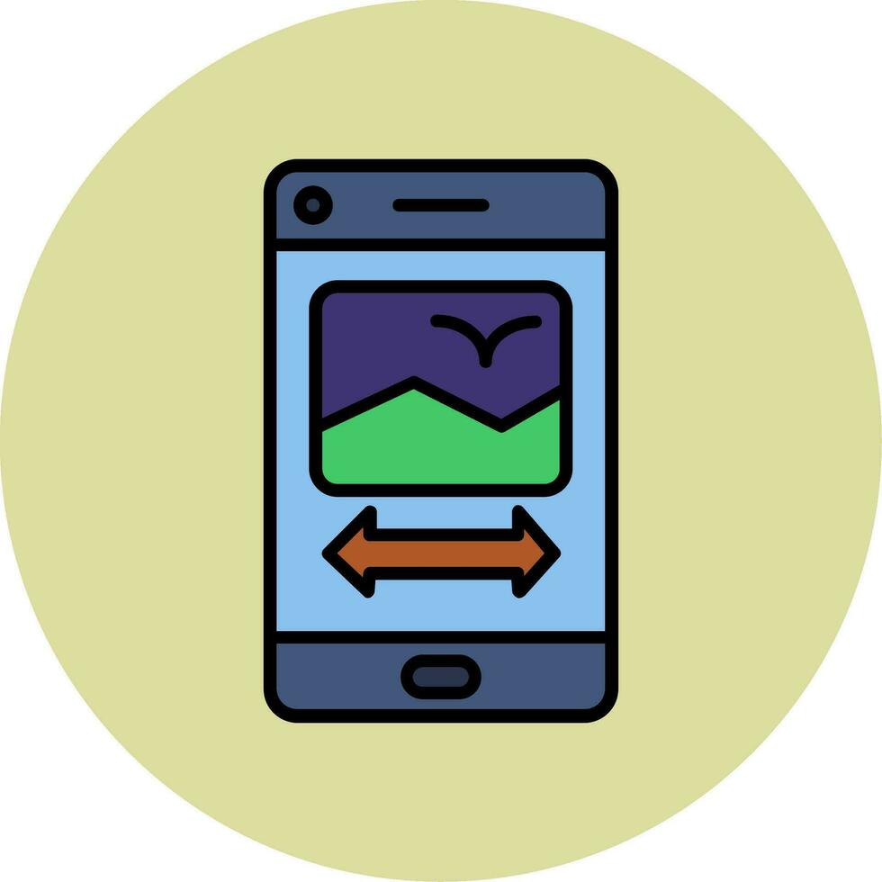 Profile Swipe Vector Icon